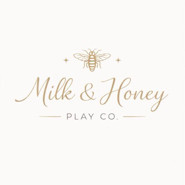 Milk & Honey Play Co. bee emblem
